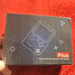 Game Box Plus 400 Games Handheld Game Console - Black. New factory sealed